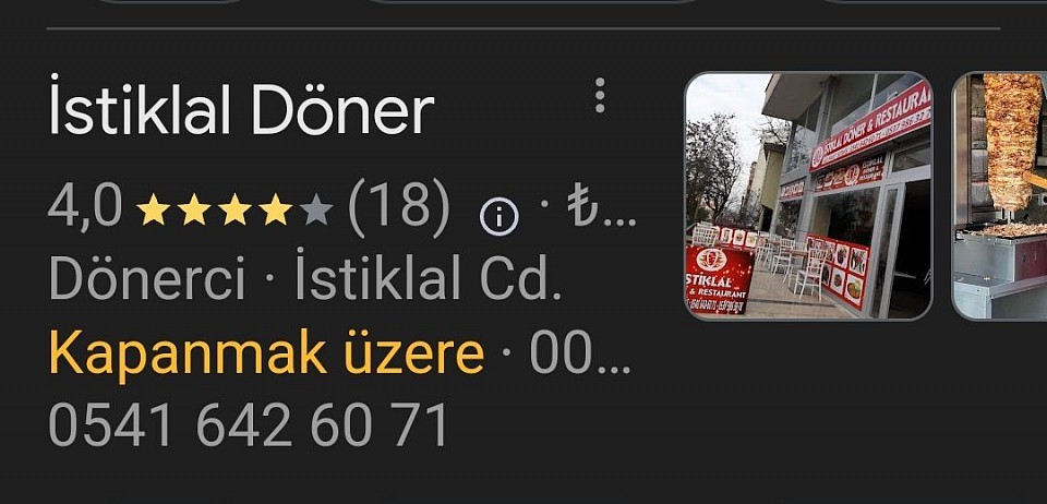 İstiklal Döner