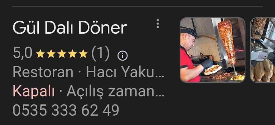 Gül Dalı Döner